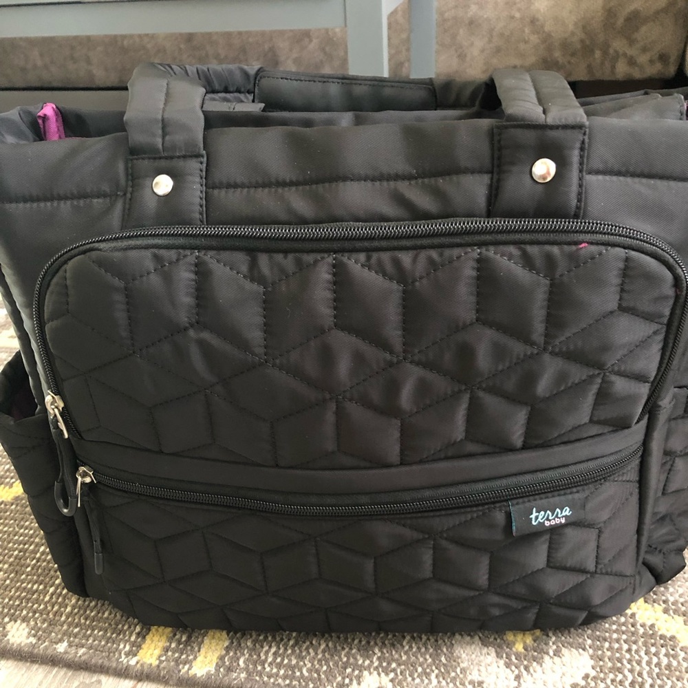 Diaper bag tote